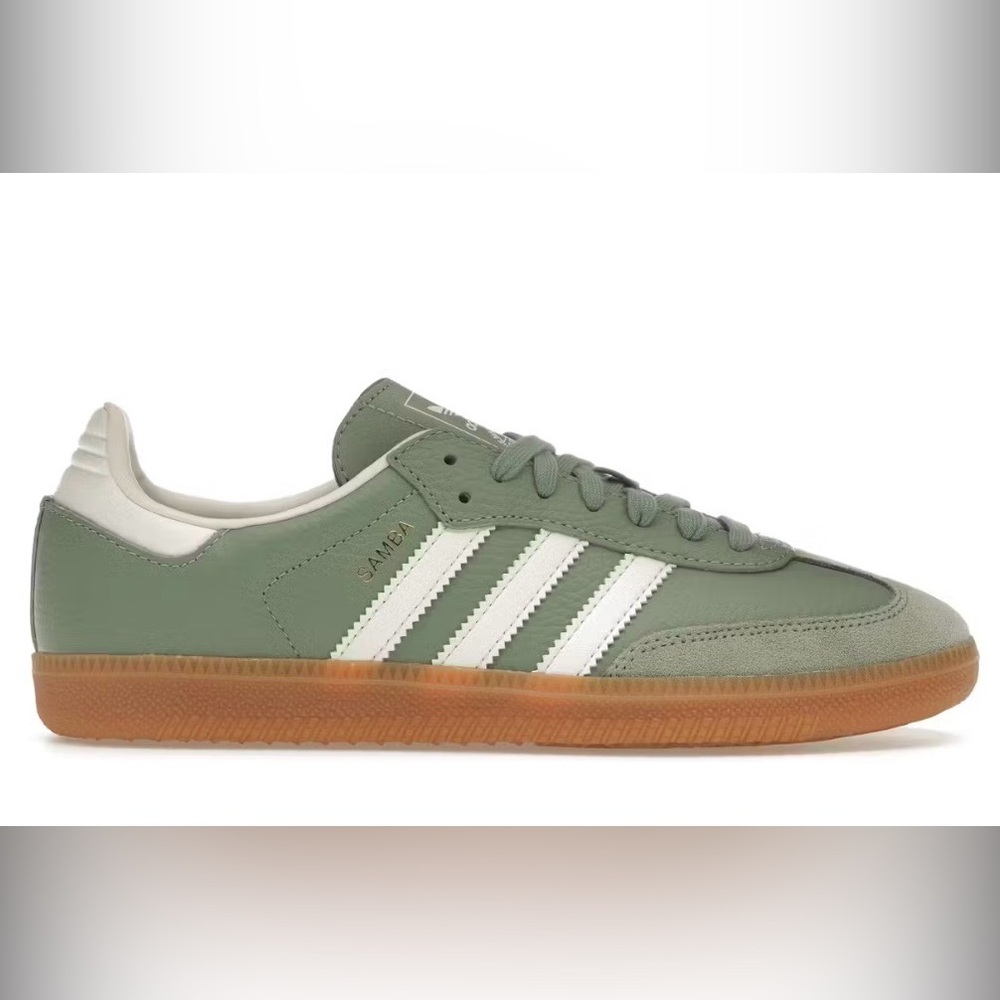 Adidas Samba OG Women's Sneakers - Silver Green